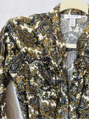 Topshop Retro Urban Cowboy Paisley Dress